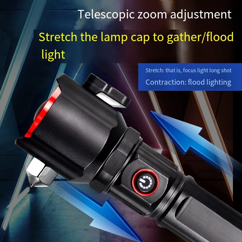 Multi-functional High Power LED Flashlight with Safety Hammer Regular price